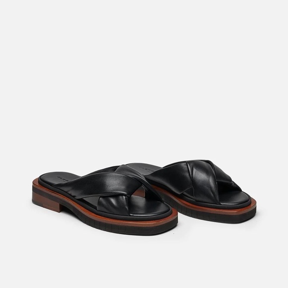 CLERGERIE - PARIS 'ABBY' Black Soft Leather Mules $495 BNIB -50% OFF - Picture 3 of 4